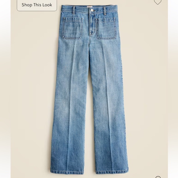 J. Crew Denim - J crew Rouje X J.Crew Marin high-rise flare jean